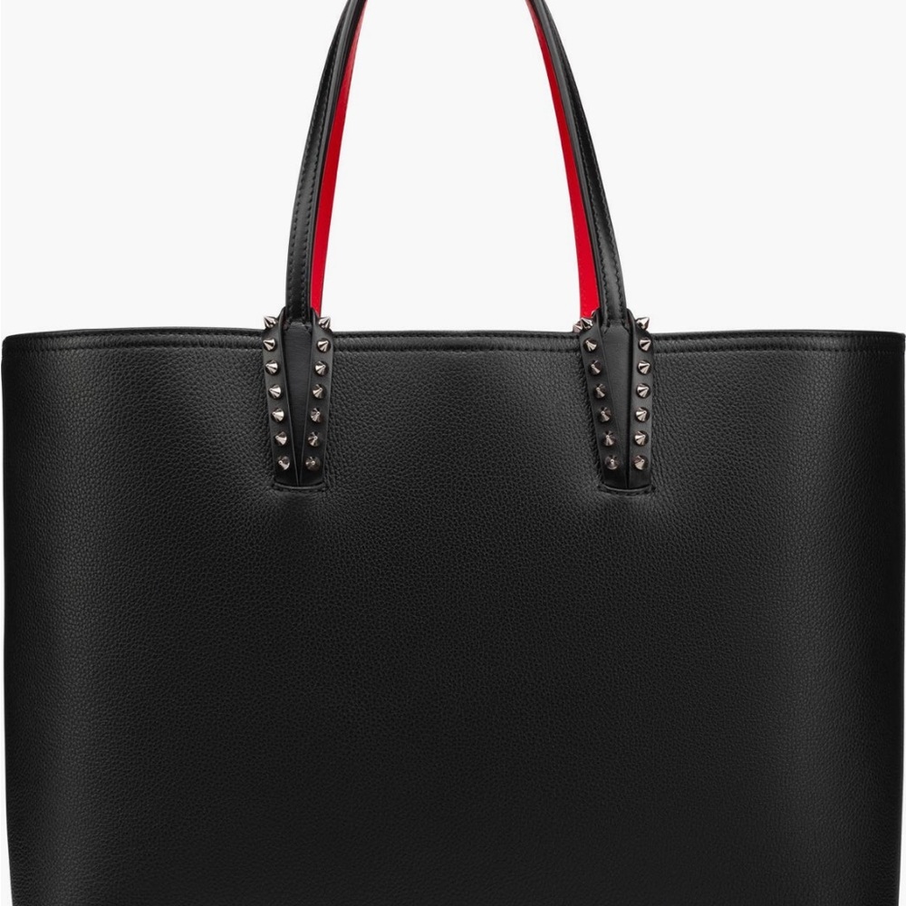 Black Studded Tote Bag